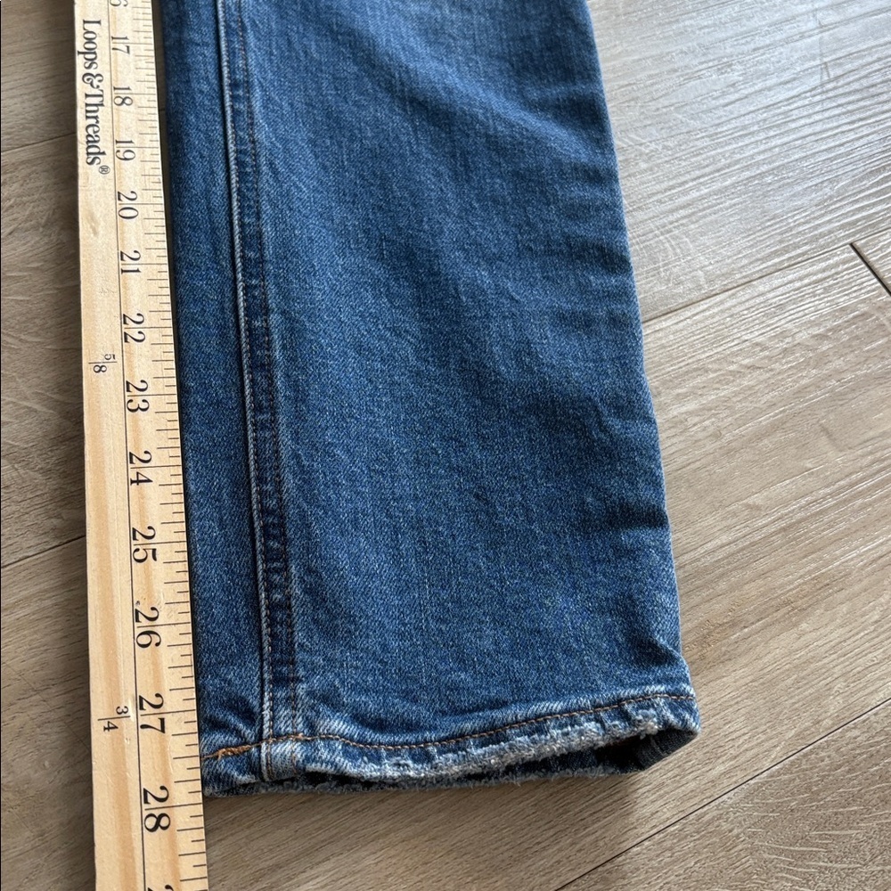 Denim Forum Women's Mid Blue Button-Fly Jeans - Picture 4 of 7